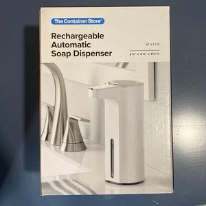 Rechargeable automatic soap dispenser